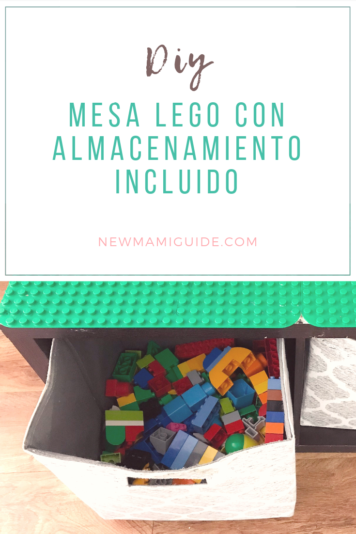 MESA LEGO CON ALMACENAMIENTO INCLUIDO